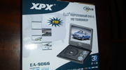 Портативный DVD плеер XPX EA-9066 тв-тюнер аналоговый торг